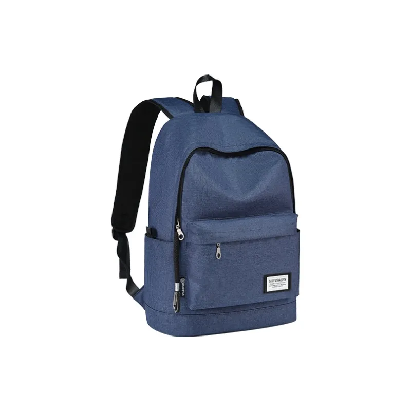 Yohji Kimura Oxford Backpack Unisex Gray/Navy Blue/Black-18