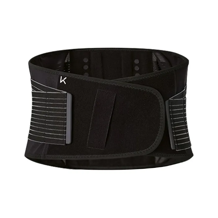 Keep Back Support Braces Fitness Protective Compression Black Elastane Polyester Unisex-0