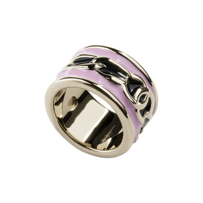 CHANEL Metal Rings Women's Gold-1
