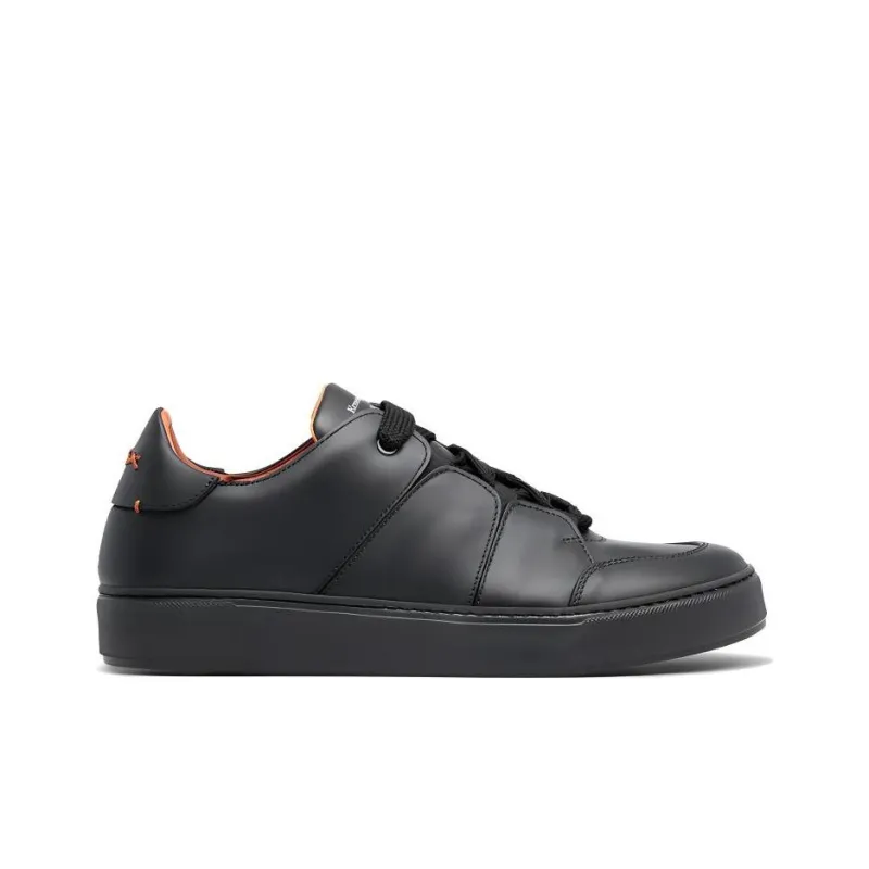 Zegna Tiziano Low Top Stylish Skateboarding Shoes Men's Black-1