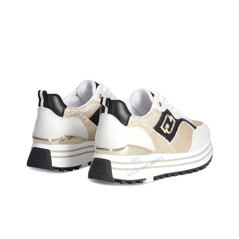 LIU JO Maxi Wonder Sequined Sneakers-3