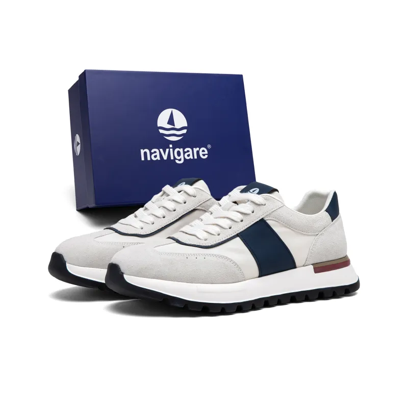 NAVIGARE Anti Slip Wear Resistant Breathable Lightweight Low Top Casual Shoes Men's-5