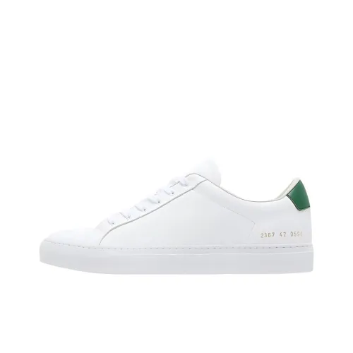 COMMON PROJECTS Retro Low White Green