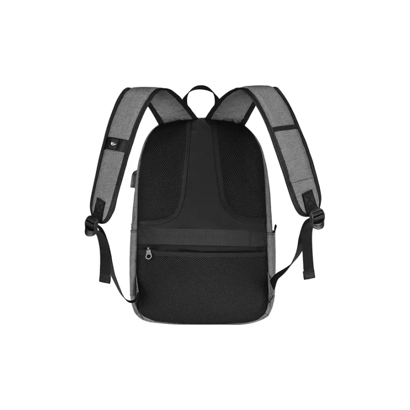 Yohji Kimura Oxford Backpack Unisex Gray/Navy Blue/Black-3
