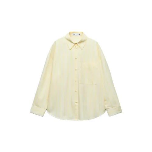 ZARA Shirts Women's Yellow