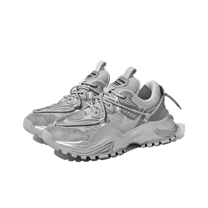 Masongarments Shark Tooth Series Running Shoes Unisex Low Top Black/Gray/White/Beige/Galaxy Gray-3