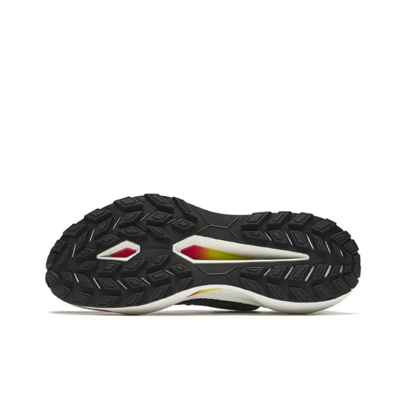 Anta Cushioning Wear Resistant Low Top Casual Running Shoes Men's Black Gray-4