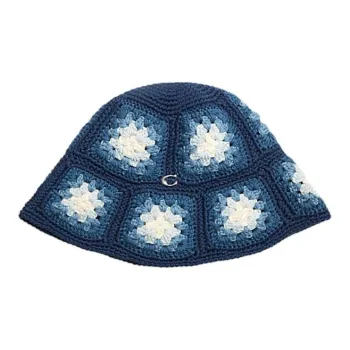 COACH Polyamide Bucket Hats Unisex Blue