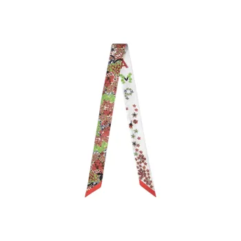 LONGCHAMP Silk Scarves Women's Multicolor