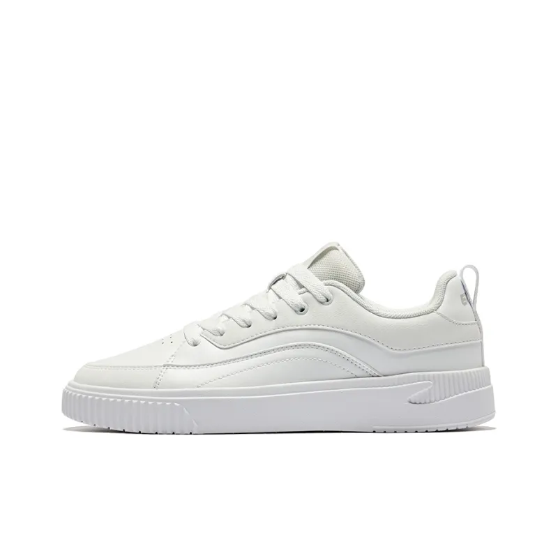 Erke Flying Goose Wear Resistant Slip Resistant Low Top Skateboard Shoes Men's Erke White-0