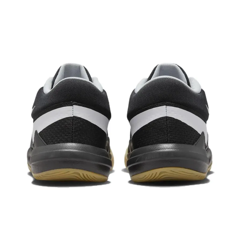 Nike Hyperquick Black White Flat Silver-3