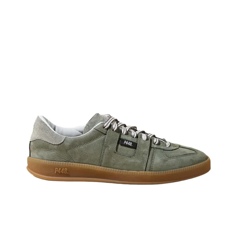 P448 Monza Low-Top Skateboard Shoes Unisex Green-1