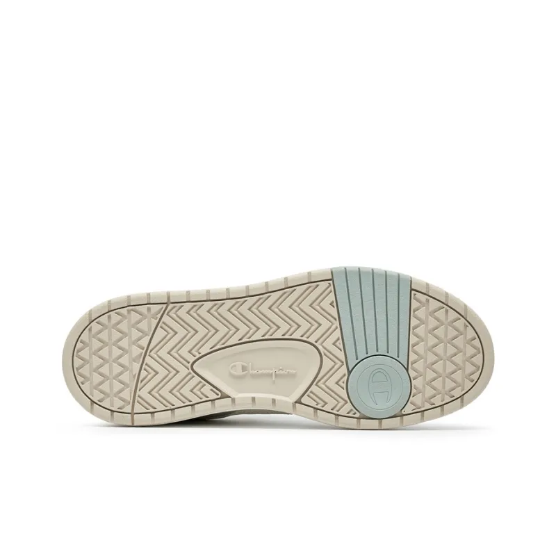 Champion Preppy Skate Low Top Skateboard Shoes Women's Milk White/Light Bone-4