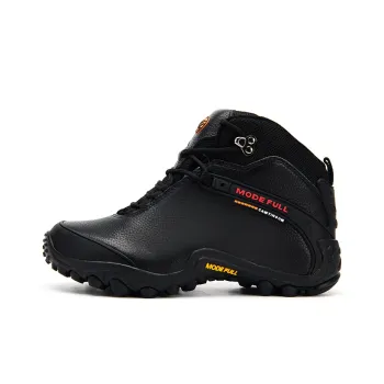 MODE FULL Cushioning Anti Slip Wear Resistant Water Resistant Supportive Impact Resistant Mid Top Hiking Shoes Men's