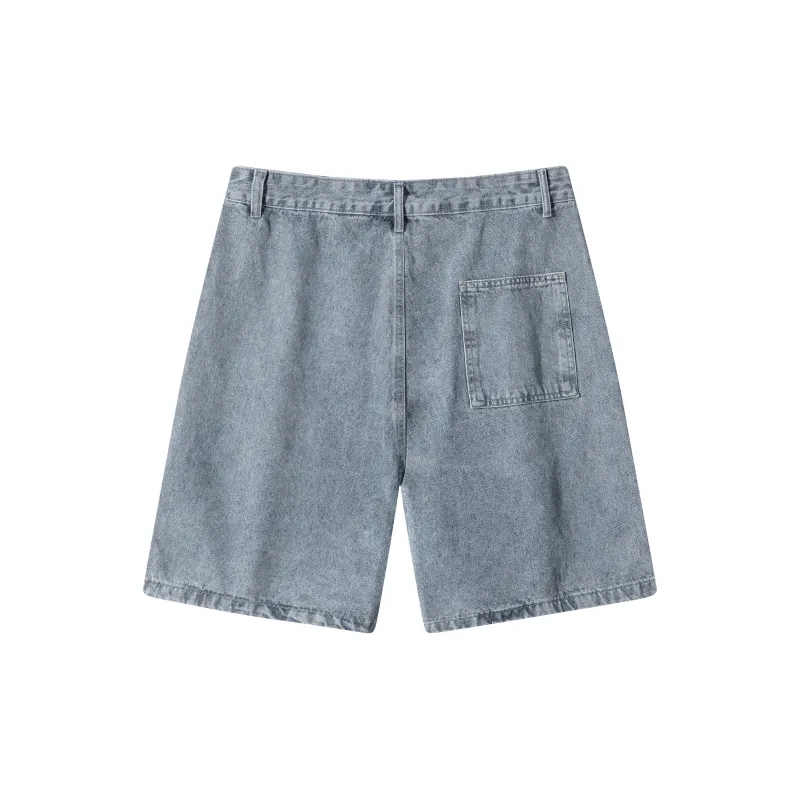 Trendy Denim Shorts American Vintage Luxury Streetwear Minimalist Style Unisex-11
