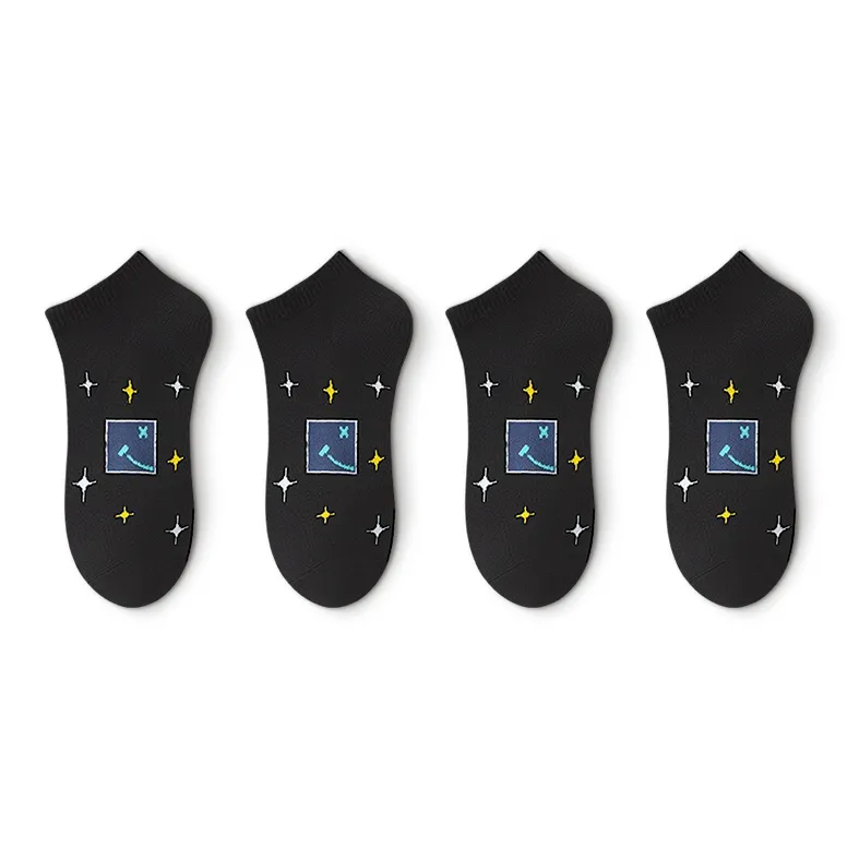 Taste The Color Ankle Socks Men's 4 Pack-4