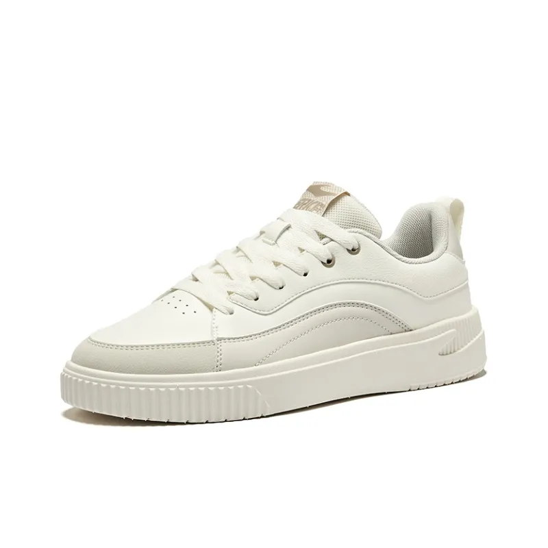 Erke Flying Goose Wear Resistant Slip Resistant Low Top Skateboard Shoes Men's Microcrystal White Wild Gray-2