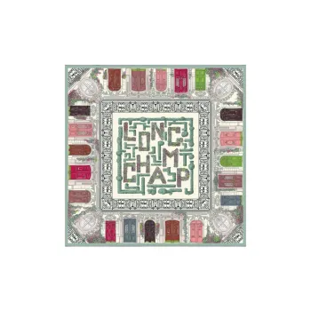 LONGCHAMP Jardin Parisien Silk Scarf