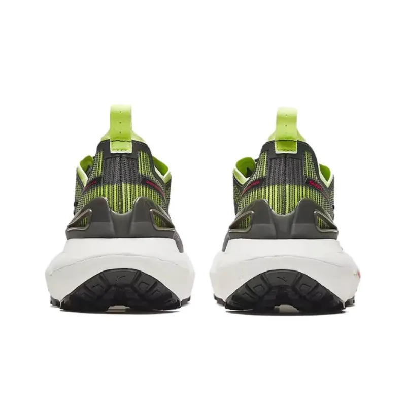 Anta Cushioning Wear Resistant Low Top Casual Running Shoes Men's Black Gray-3
