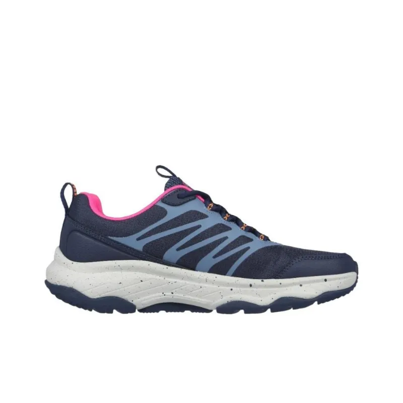 Skechers GO WALK Abrasion Resistant Coverage Low Top Casual Shoes Women's Blue Pink-1