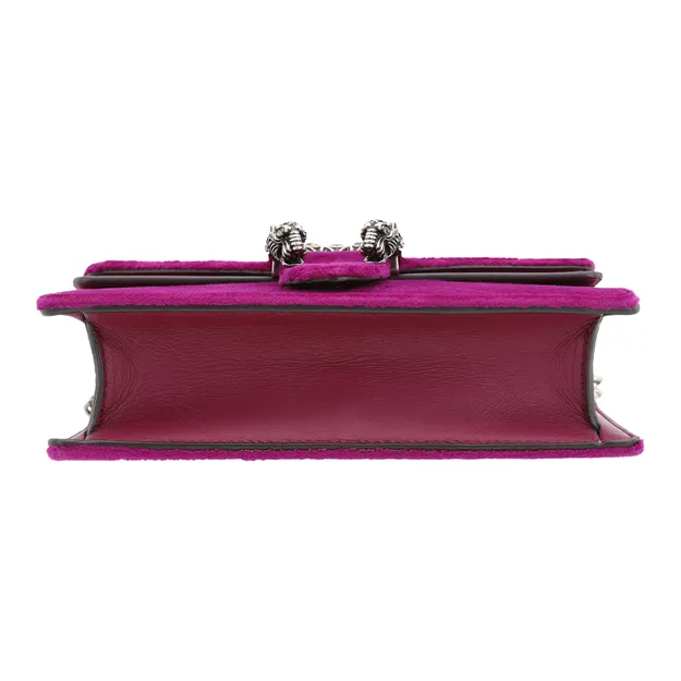 GUCCI Dionysus Velvet Crossbody Bag Shoulder Bag Women's Red-5