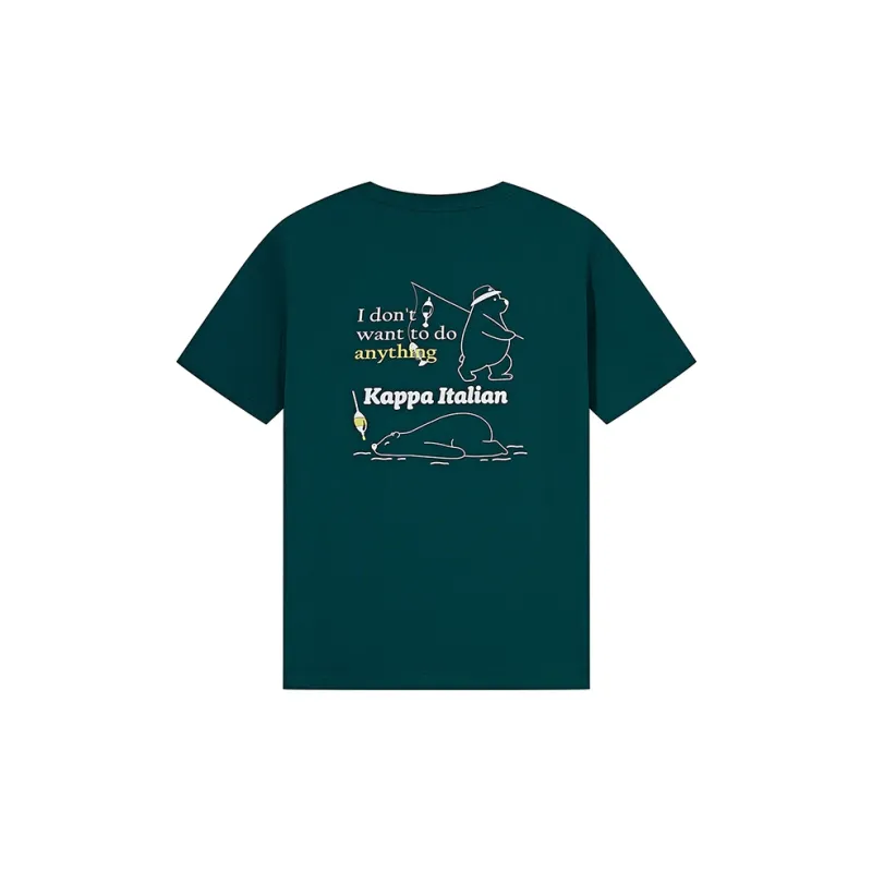 Kappa Summer T Shirt Men's Pine Green-1
