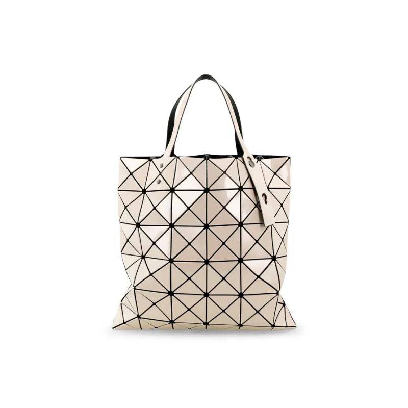 ISSEY MIYAKE PVC Tote Bag Shopping Bag Shoulder Bags Handbags Women's Beige-5