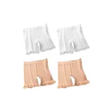 M1197-D Set-Lace Trim-White+White+Skin+Skin (4 Pack)