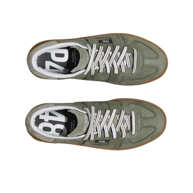 P448 Monza Low-Top Skateboard Shoes Unisex Green-2