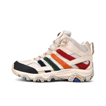 MODE FULL Cushioned Anti Slip Wear Resistant Waterproof And Breathable High Top Hiking Shoes Men's