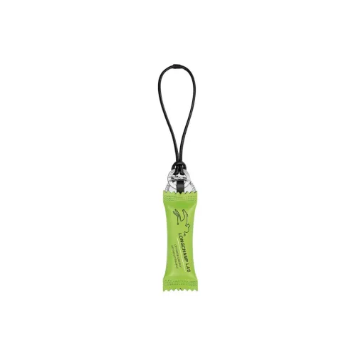 LONGCHAMP Cow Leather Keychains Men's Green