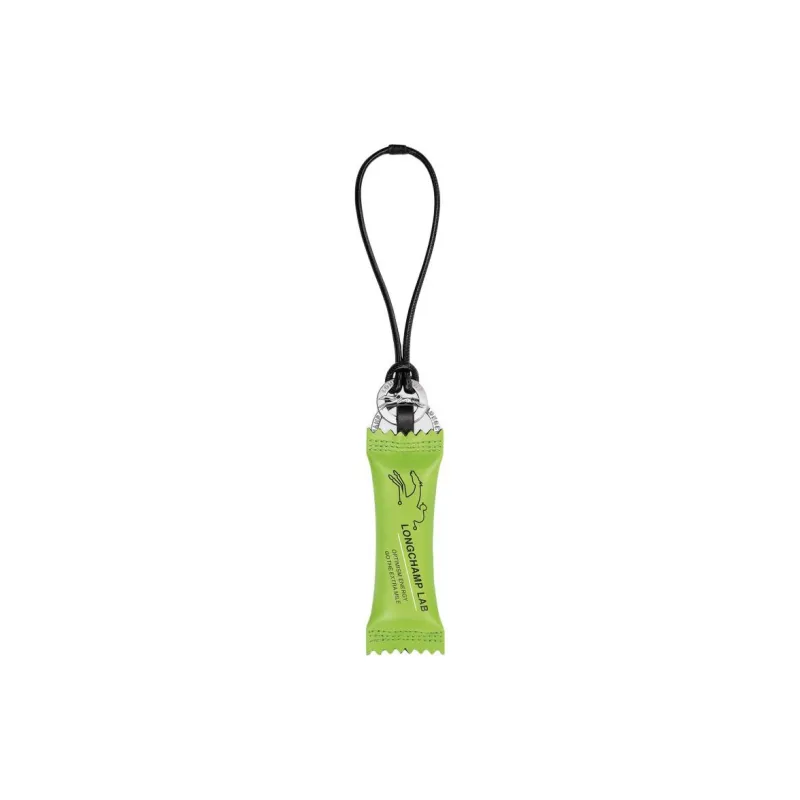 LONGCHAMP Cow Leather Keychains Men's Green-0