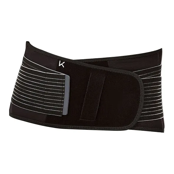 Keep Back Support Braces Fitness Protective Compression Black Elastane Polyester Unisex-4