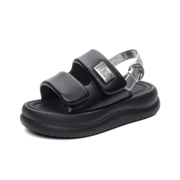 JNLVWA Beach Sandals Women's Black/Beige