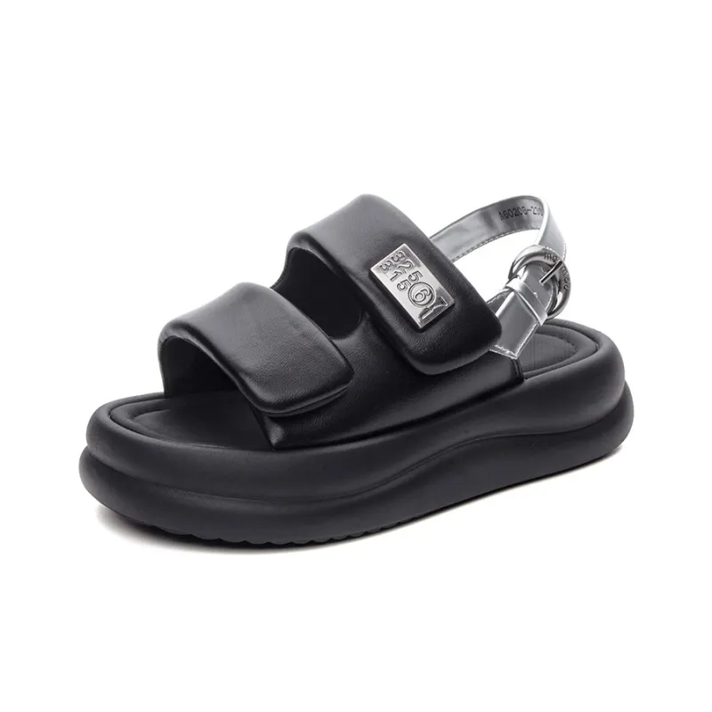 JNLVWA Beach Sandals Women's Black/Beige-0