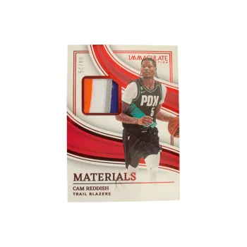PANINI Reddish 2022 23 Panini Imm Patch Small Window Jersey 08/25 Sports Cards 1 Pc