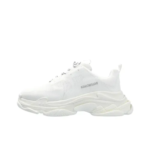 Balenciaga Triple S Casual Shoes Men Low-Top White