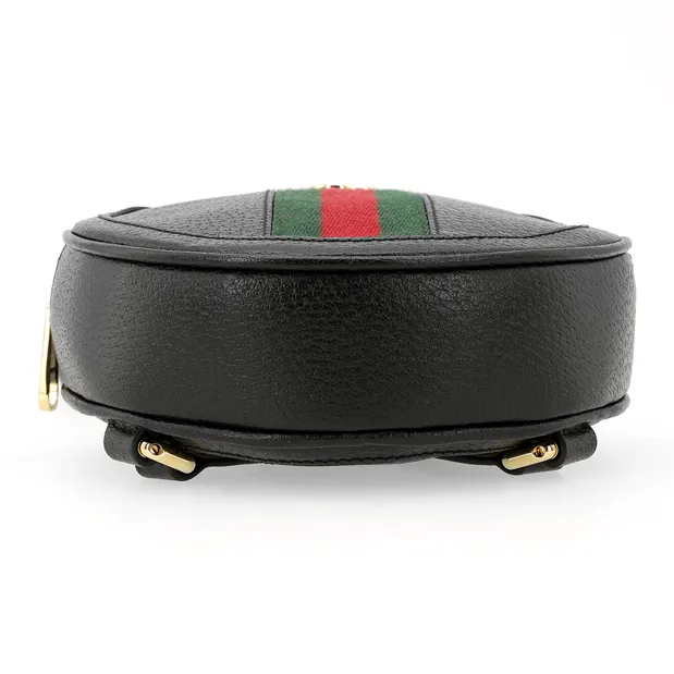 GUCCI Ophidia Leather Backpack Mini Women's Black-6