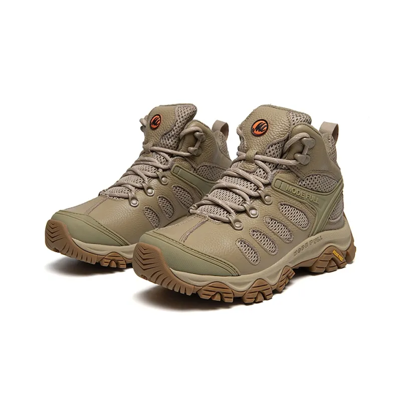 MODE FULL Cushioned Anti Slip Wear Resistant Waterproof And Breathable High Top Hiking Shoes Women's-5
