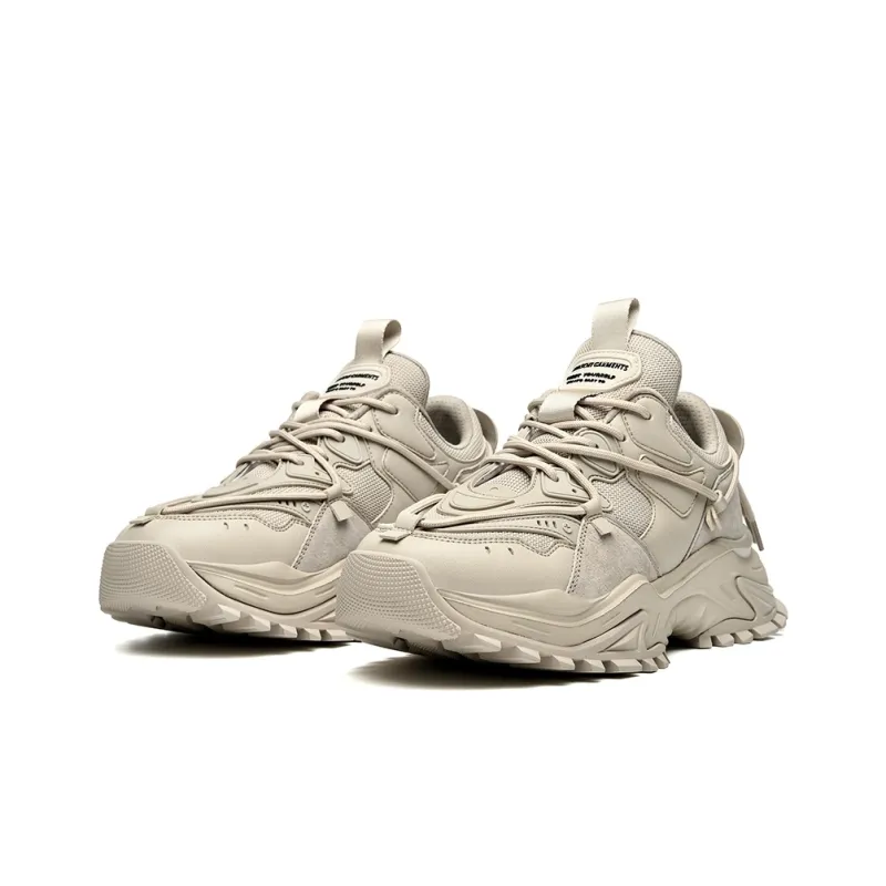 Masongarments Shark Tooth Series Running Shoes Unisex Low Top Black/Gray/White/Beige/Galaxy Gray-21