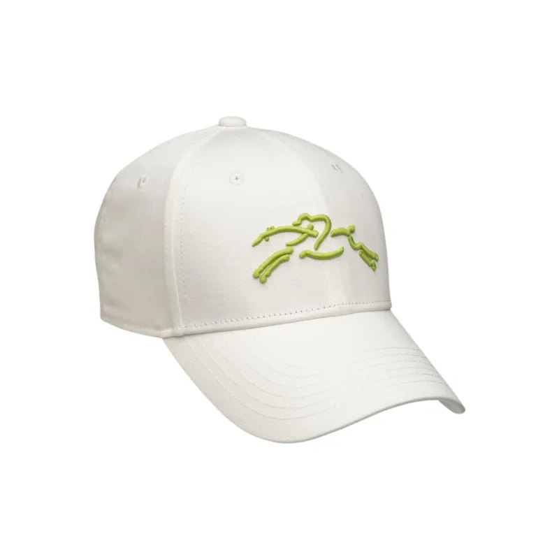 LONGCHAMP Organic Cotton Baseball Caps Women's White-1