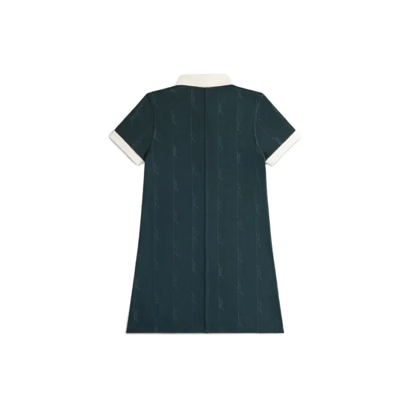 KITH Women's Taylen Pique Logo Knit Dress Stadium-1