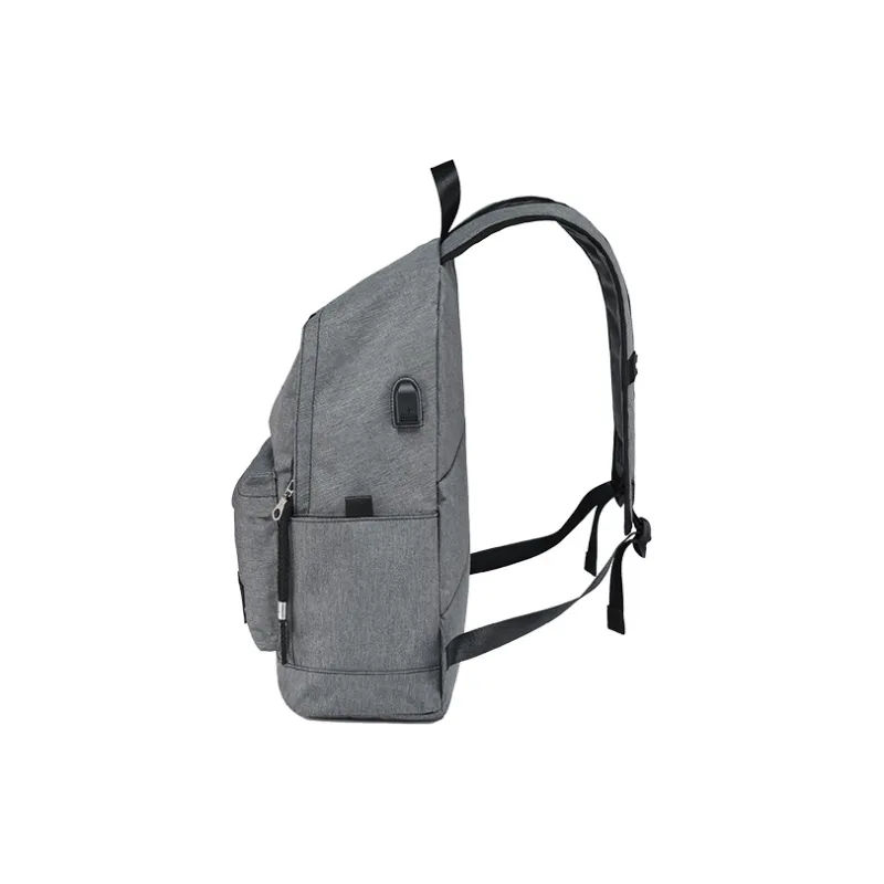 Yohji Kimura Oxford Backpack Unisex Gray/Navy Blue/Black-2