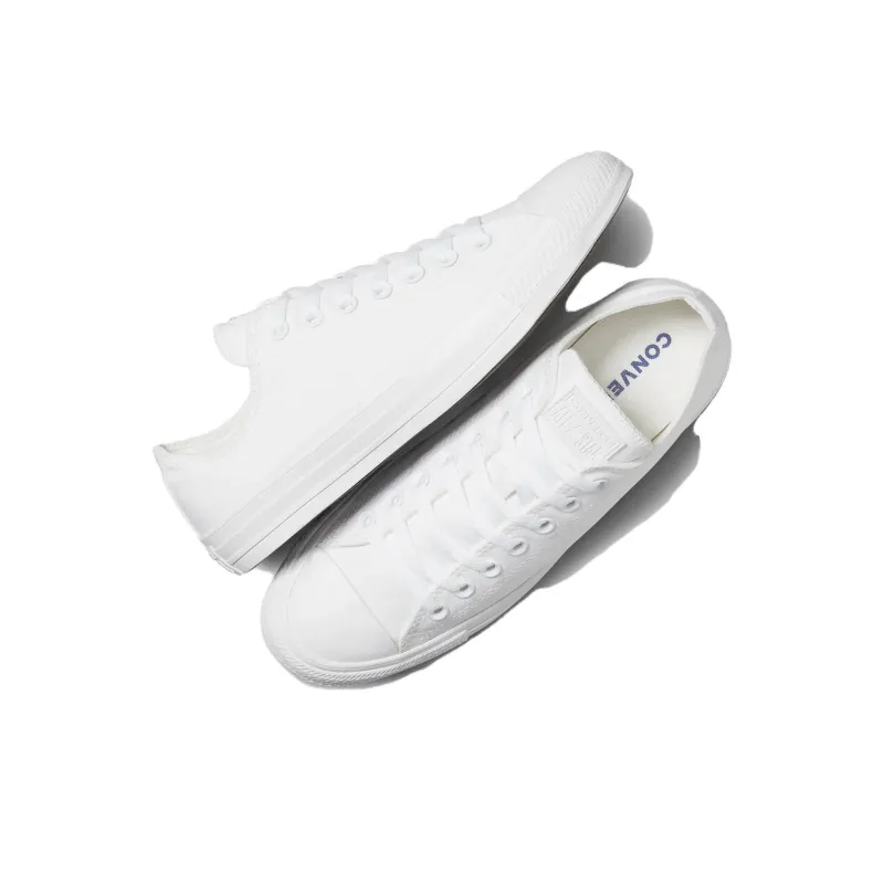 Converse Chuck Taylor All Star Slip Resistant, Abrasion Resistant, Breathable Low Top Canvas Shoes Unisex White-3