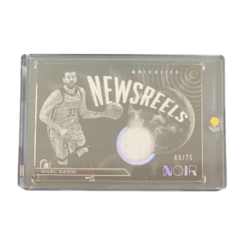 PANINI 2022 23 Noir Marc Gasol, Small Window Match Issued Jersey 69/75, Star Card, Card Access Pass Sports Cards 1 Pc