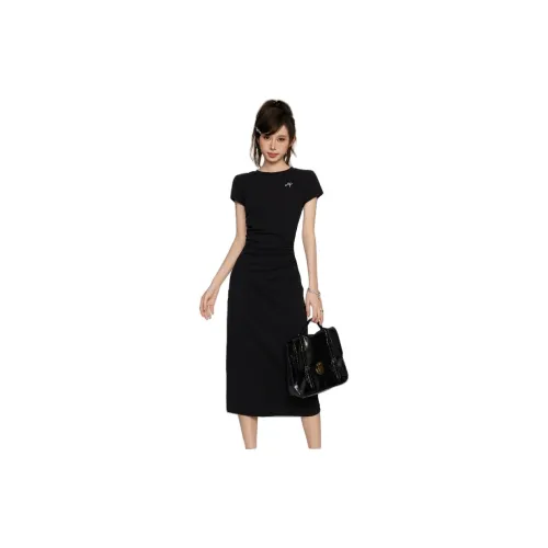 Princess Berdele Short-Sleeved Dresses Women's Black