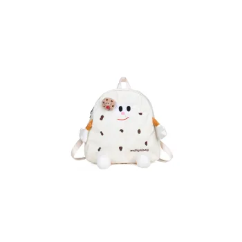Elsvet Corduroy Backpack Women's White/Black