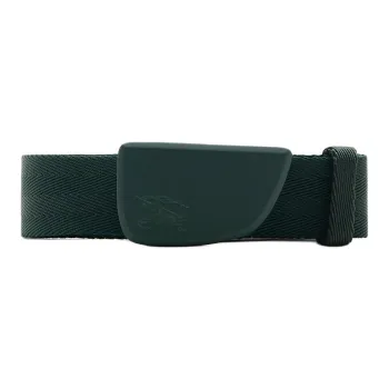 Burberry Badge Embossed Other Belts Men's Green 3CM