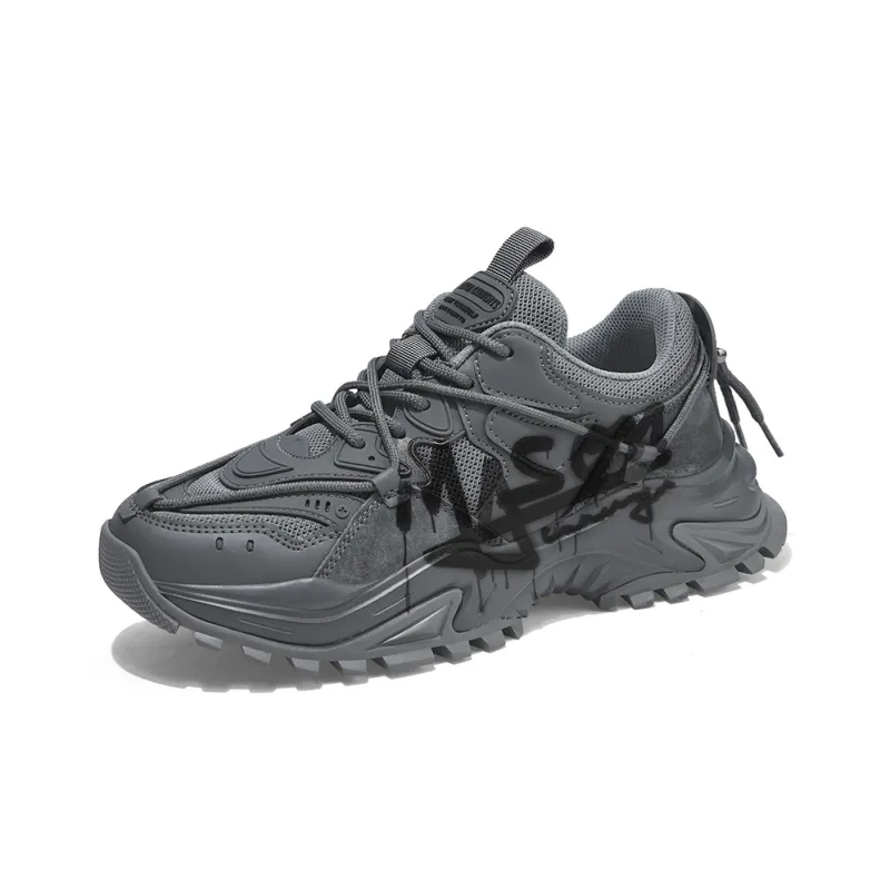 Masongarments Shark Tooth Series Running Shoes Unisex Low Top Black/Gray/White/Beige/Galaxy Gray-50