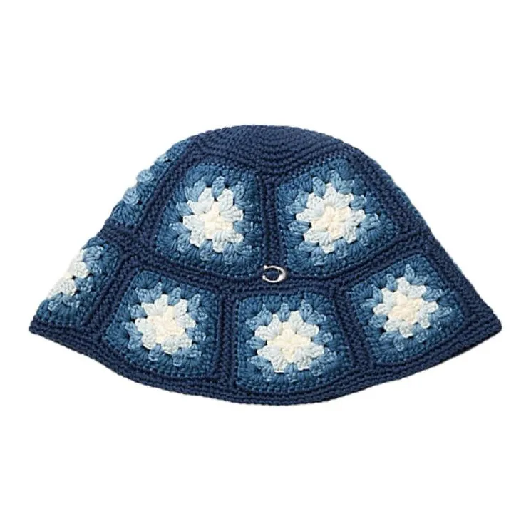 COACH Polyamide Bucket Hats Unisex Blue-1